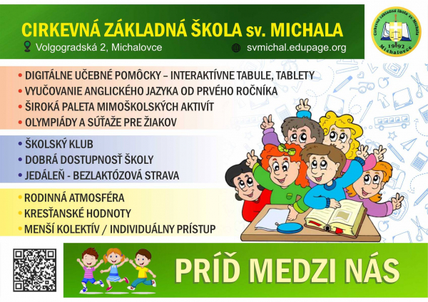 Cirkevná základná škola sv. Michala - Týždeň otvorených dverí