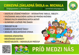 Cirkevná základná škola sv. Michala - Týždeň otvorených dverí