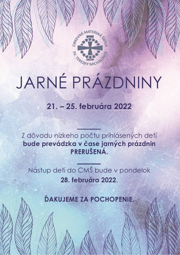 Jarné prázdniny